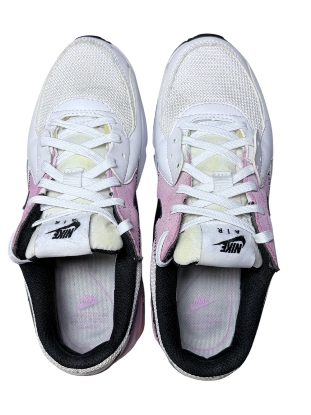 Nike Women's Air Max Excee White Light Arctic Pink Sneakers Black Sz 6 US - Picture 2 of 10
